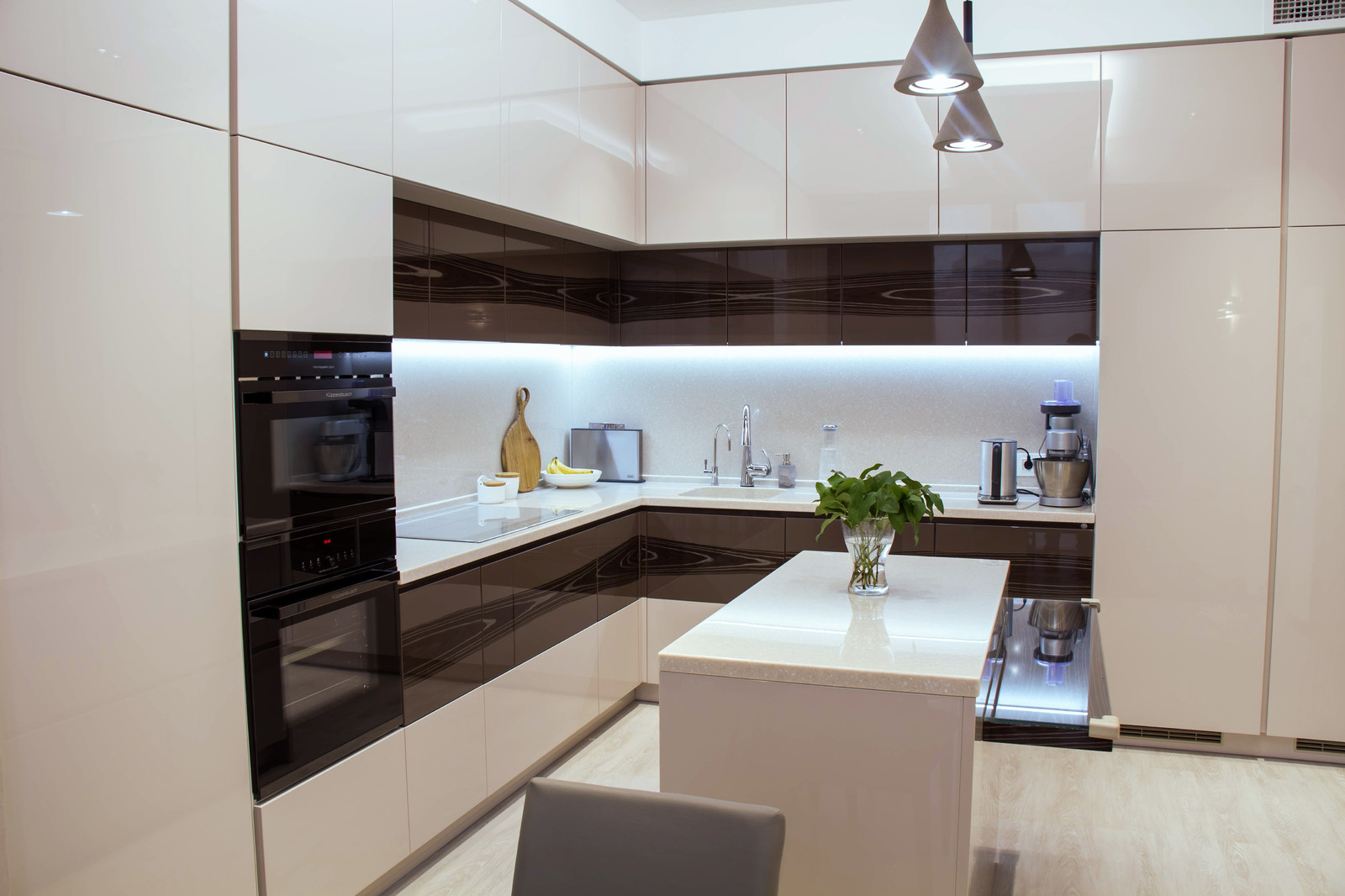 Кухня "Шпон интегрированный"