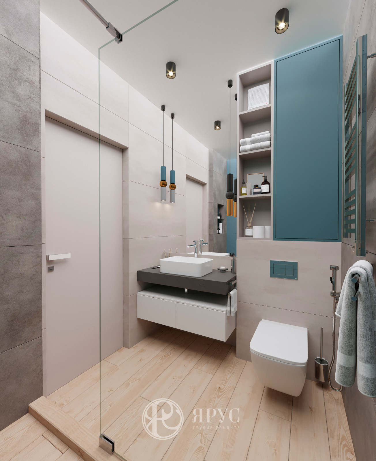 Однокомнатная квартира в современном стиле