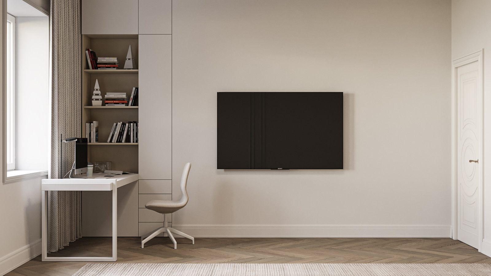 Современный роскошный интерьер загородного дома