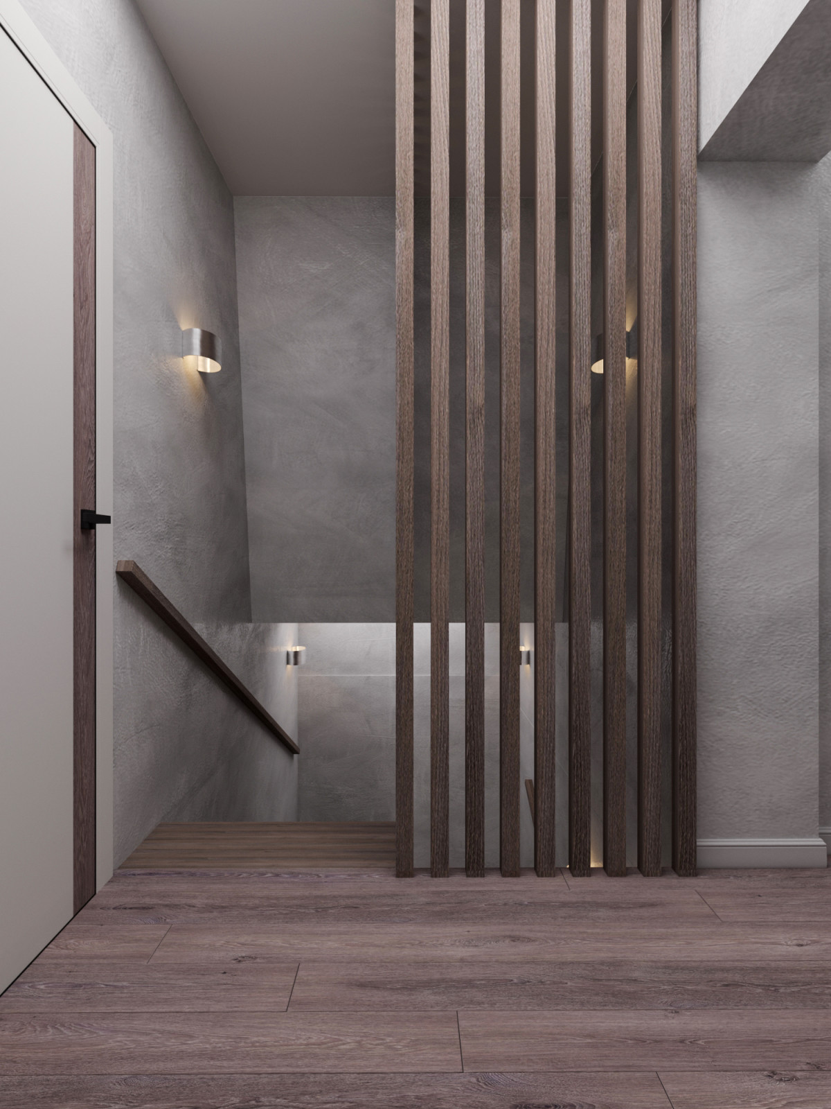 Лестница в загородном доме. Кемеровская обл.