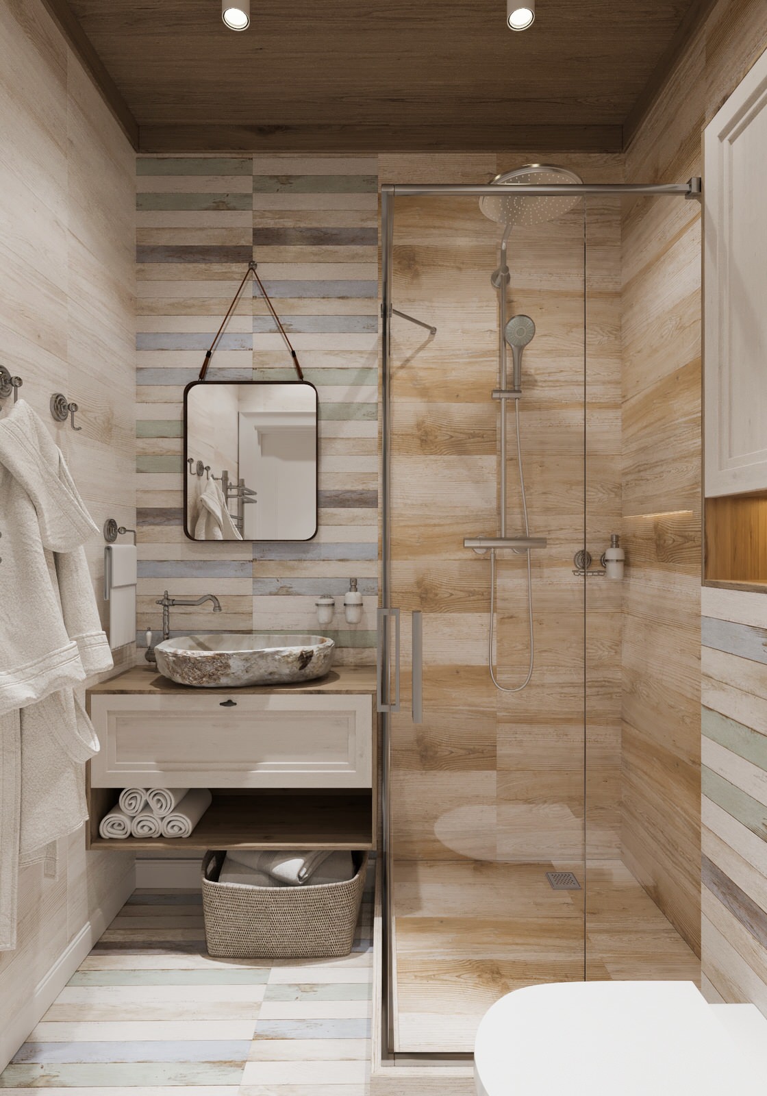 Загородный дом в стиле кантри 1-ый этаж