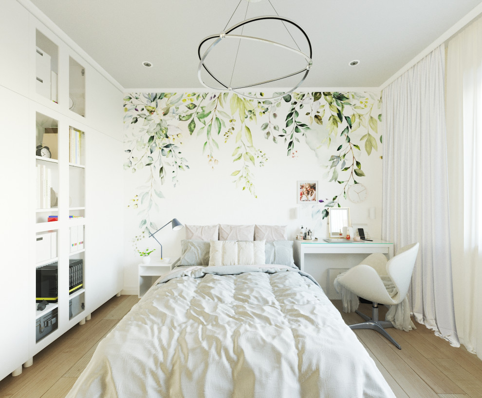 Обложка проекта: Спальня в однокомнатной квартире ЖК Ты и Я