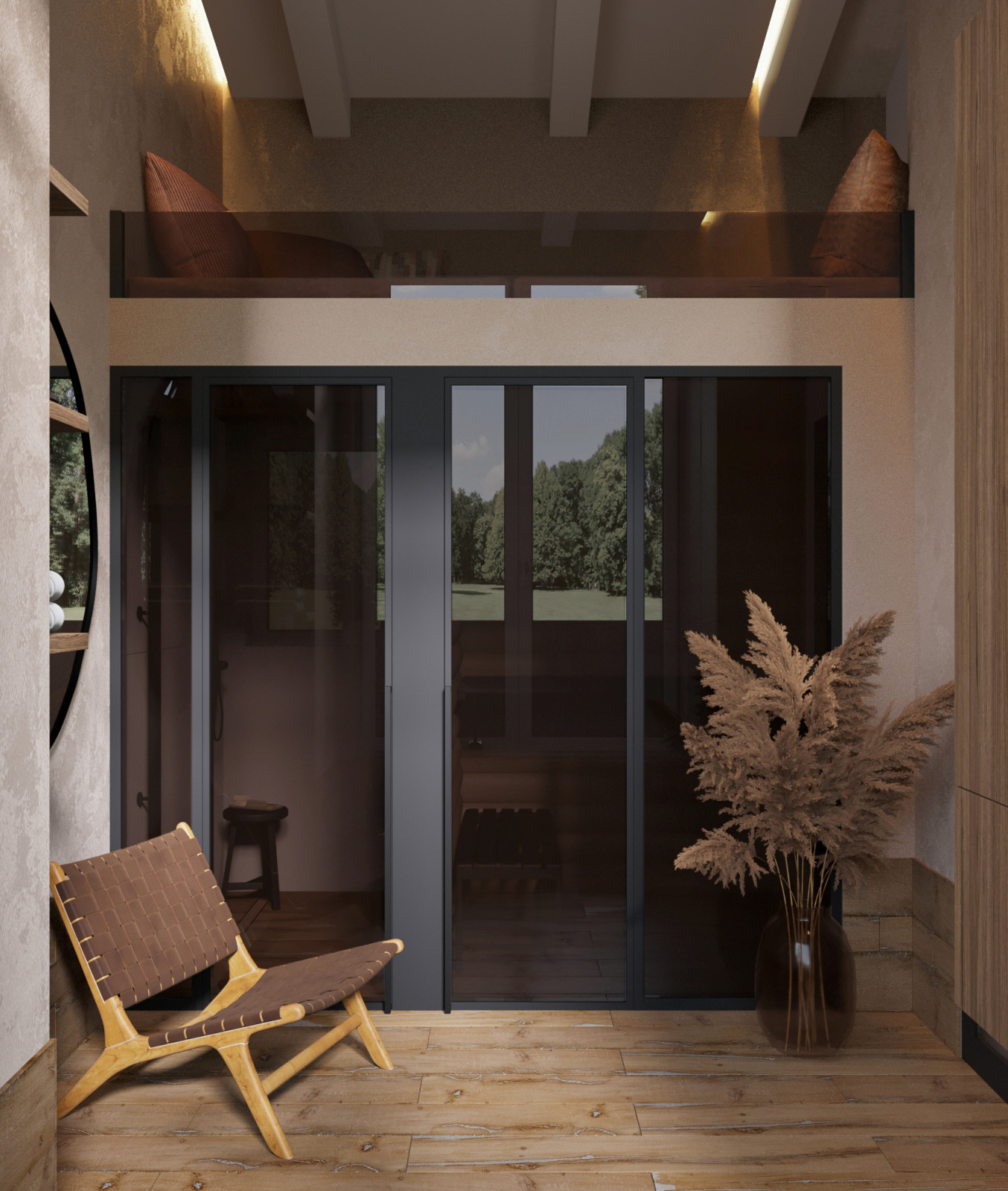 Зона отдыха - коридор