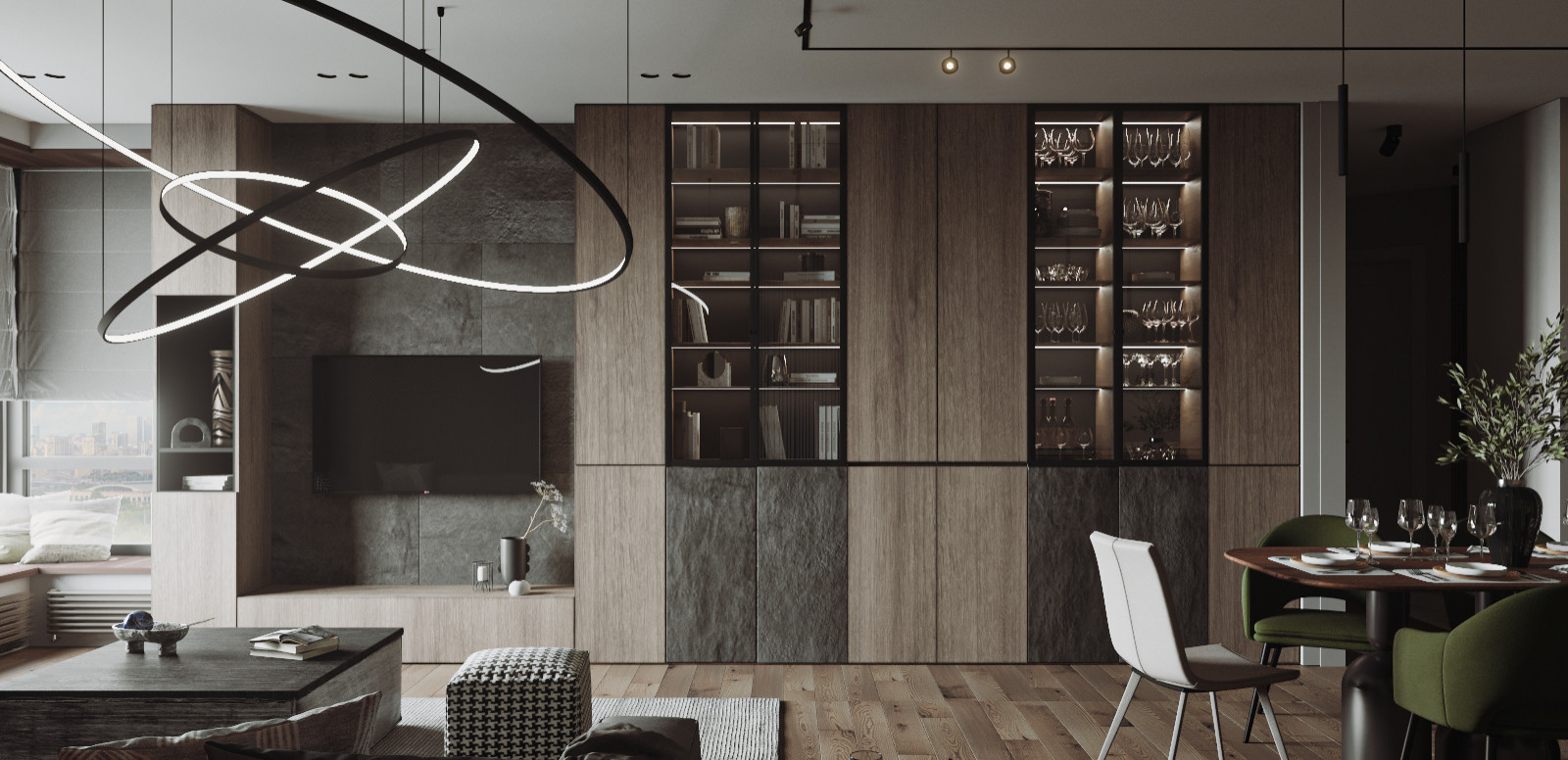 Квартира в природных тонах