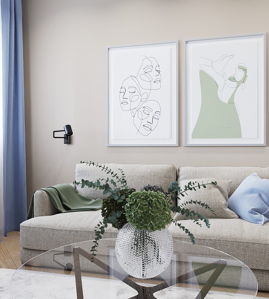 гостиная в современном стиле