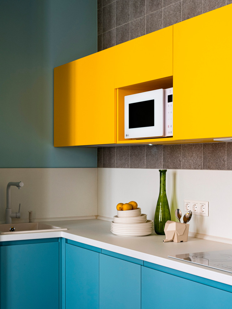 Современный интерьер в старинной доме в центре Москвы для сдачи в аренду