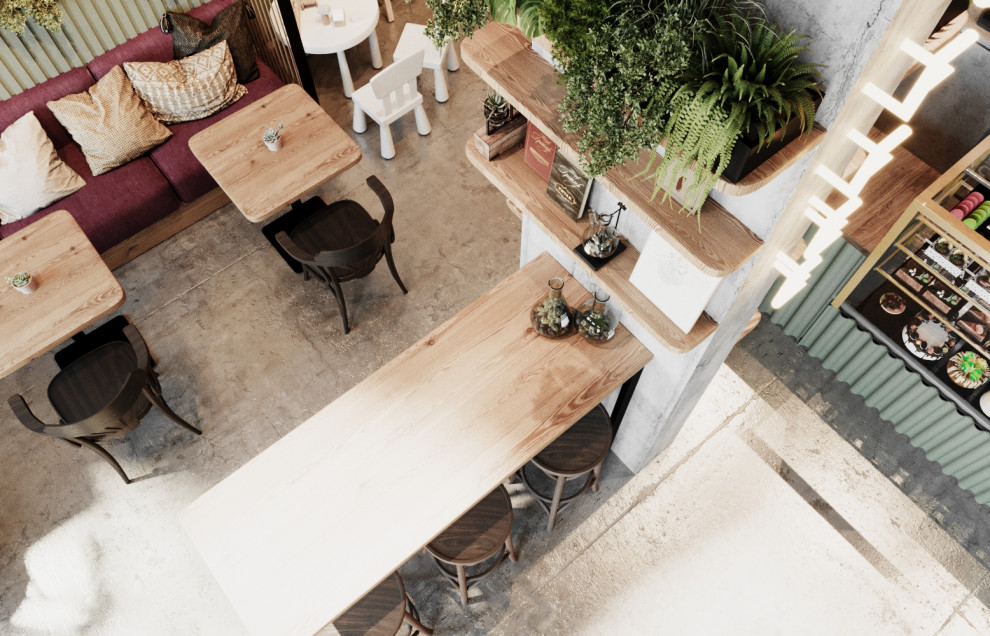 Проект кофейни-кондитерской, совмещённой с цветочным магазином