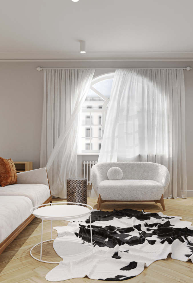 Дизайн проект однокомнатной квартиры