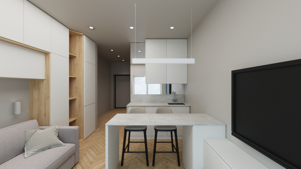 Дизайнер интерьеров квартира студия