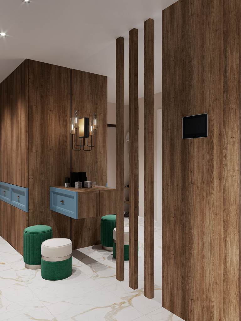 Дизайн интерьера квартиры в современном стиле в ЖК «Царская столица», 107 кв.м.