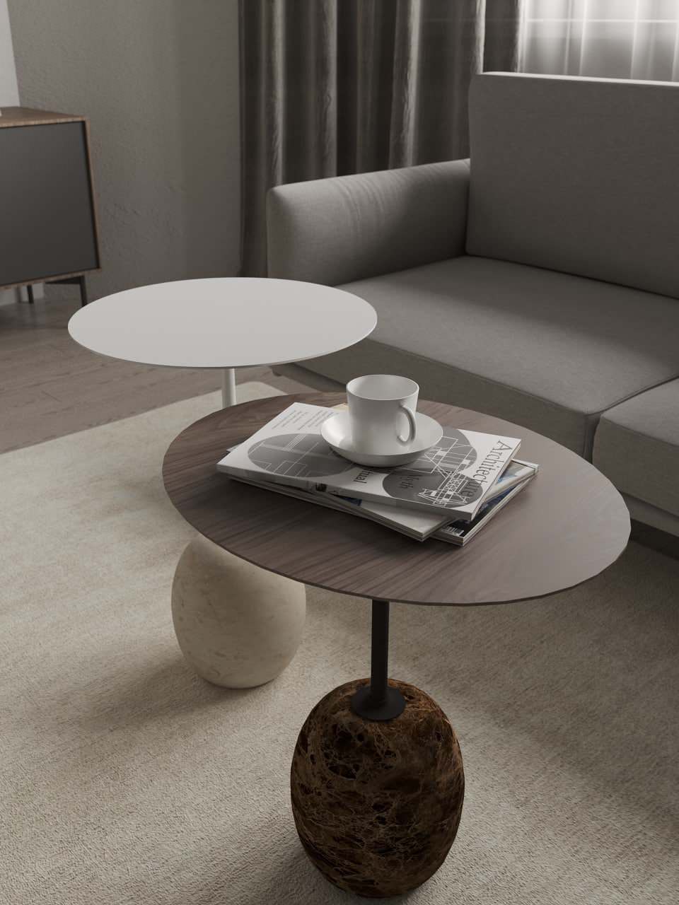 Гостиная в трехкомнатной квартире в Москве, м. Войковская