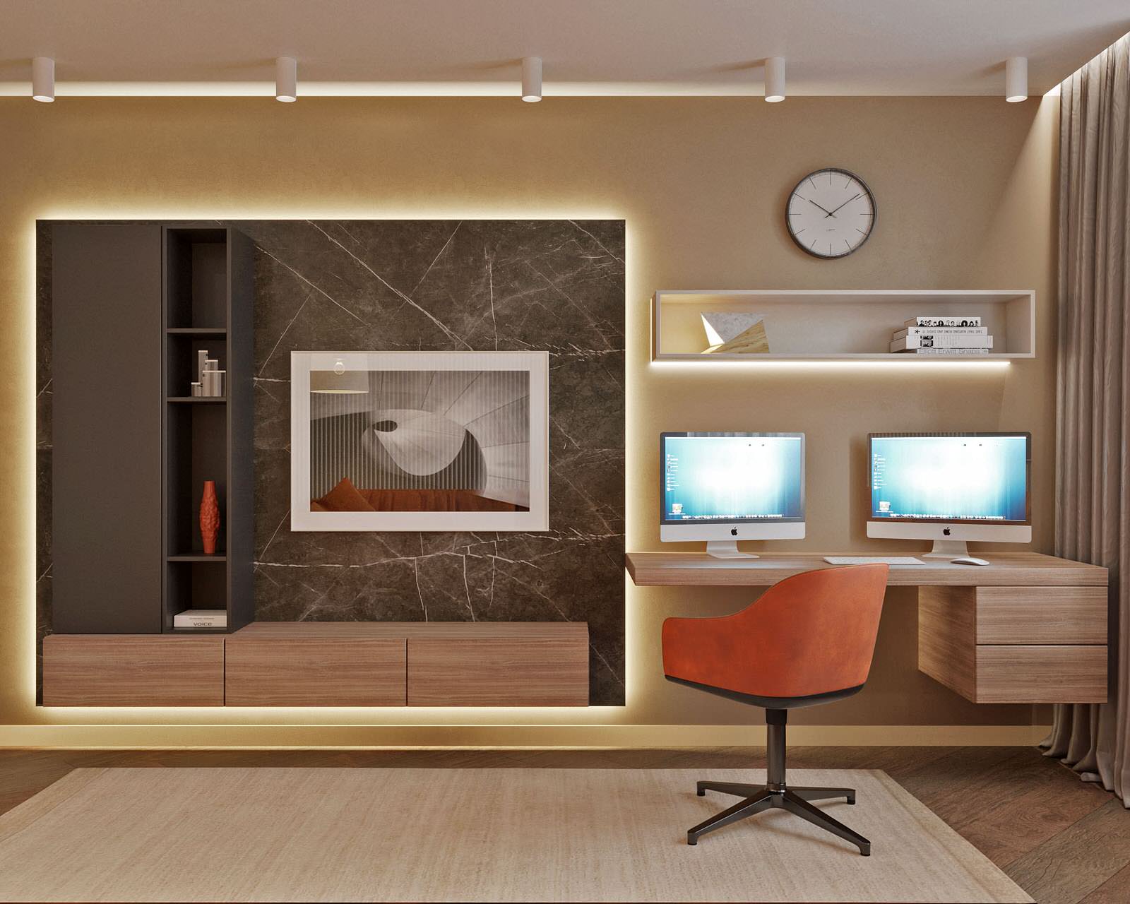 Дизайн проект в ЖК Лучи