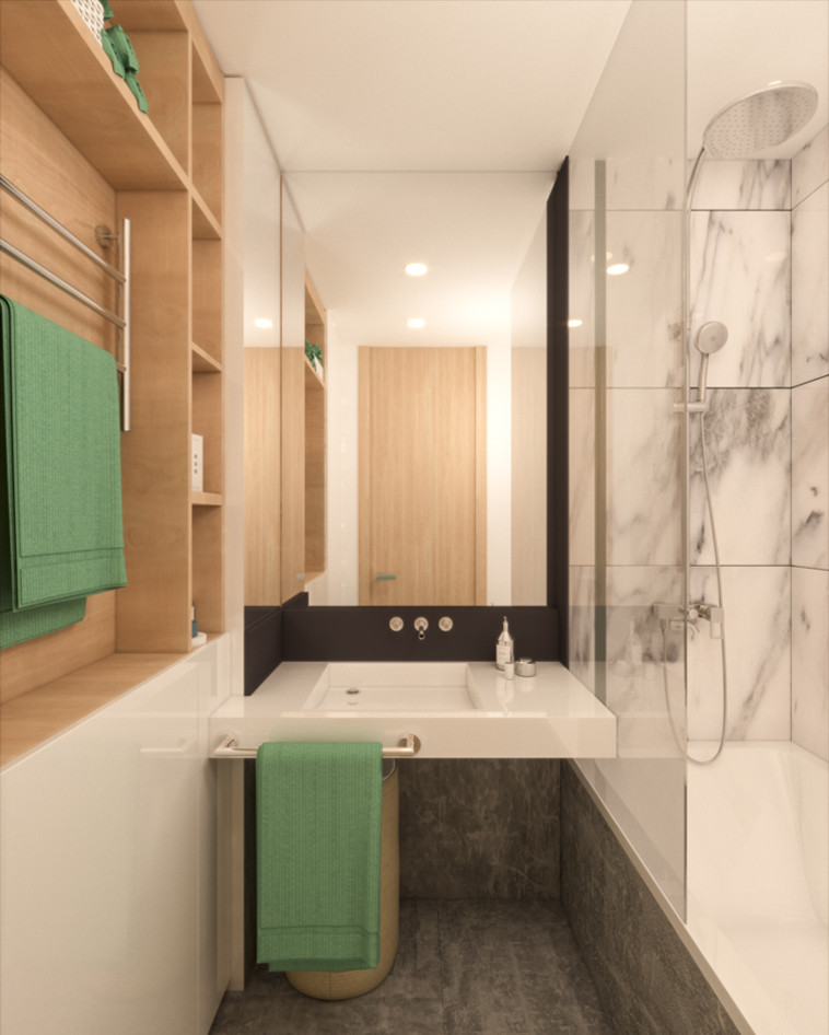 ДИЗАЙН ДВУХКОМНАТНОЙ КВАРТИРЫ С ПЕРЕПЛАНИРОВКОЙ