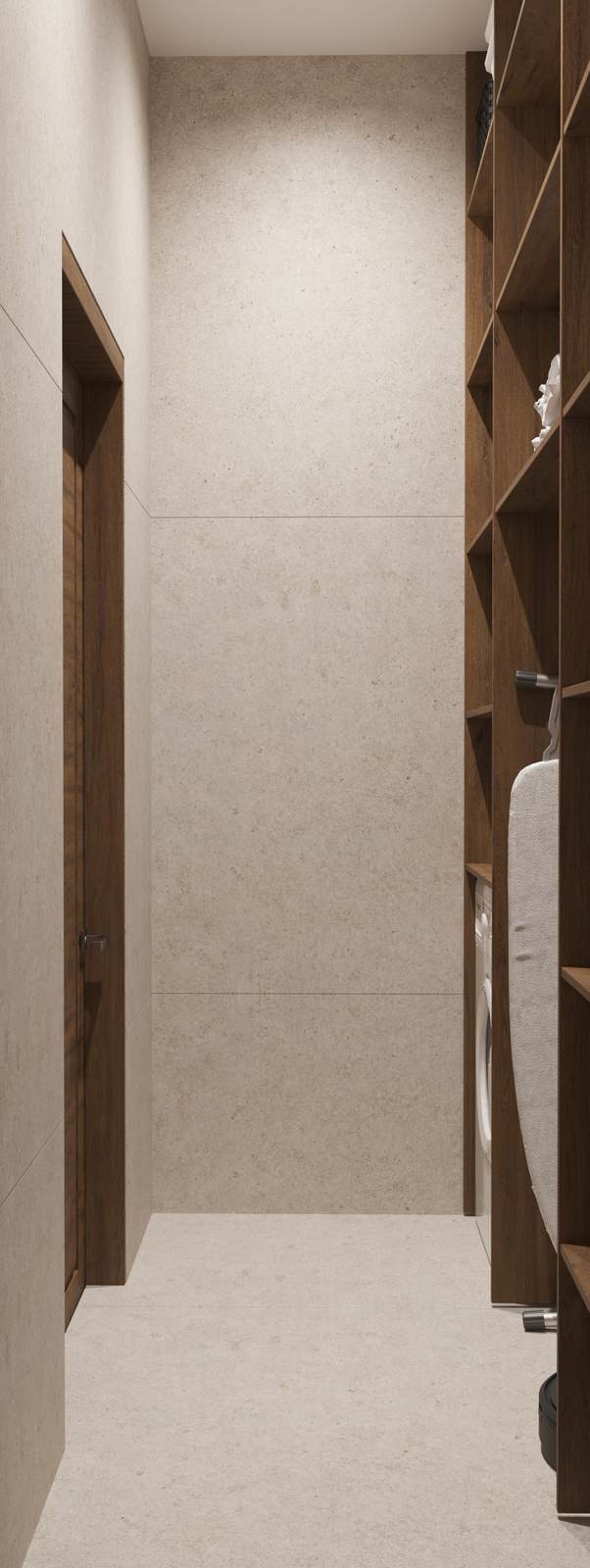 Проект квартиры в Москве, стиль ваби-саби