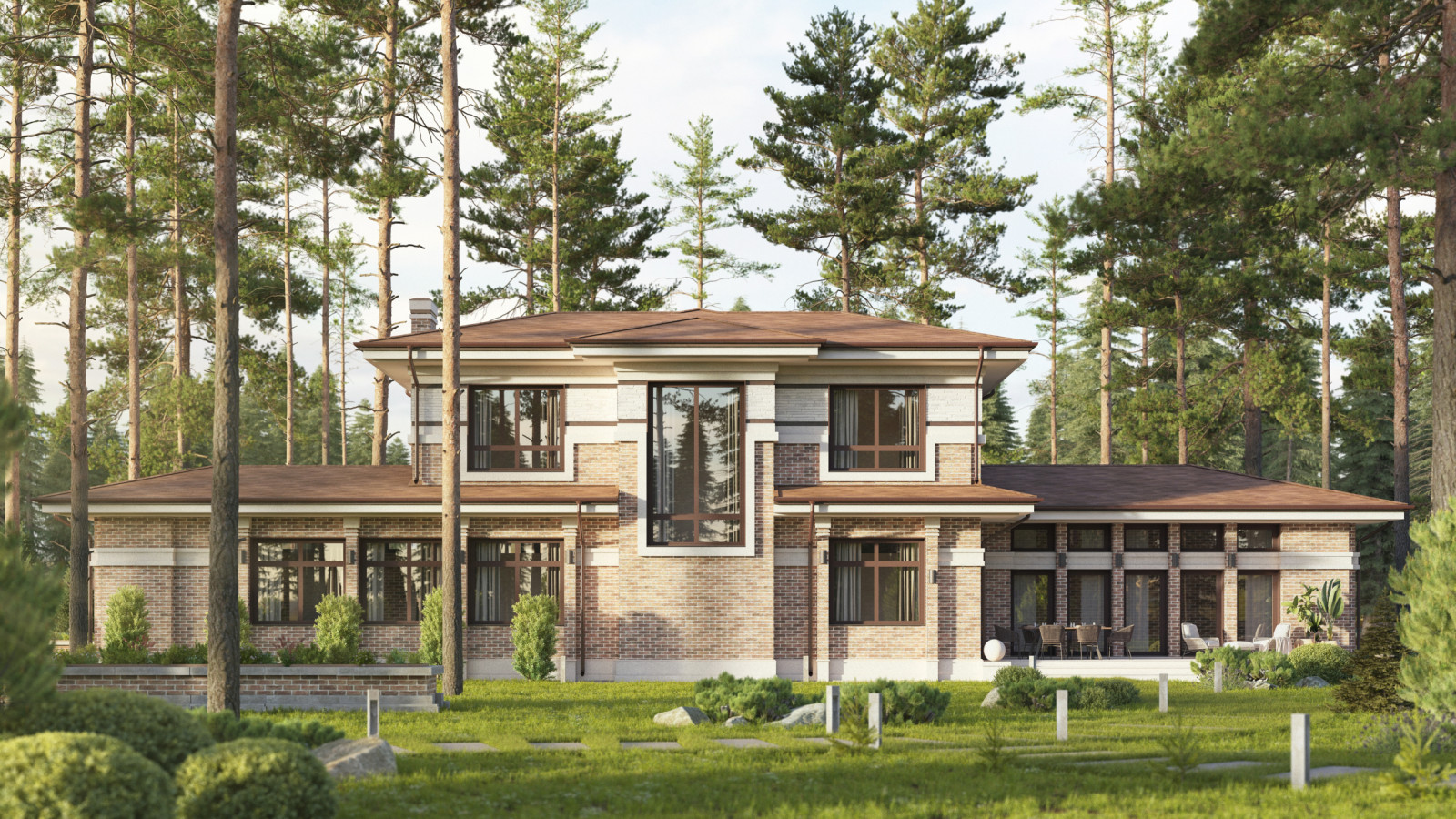 Проект индивидуального жилого дома 004