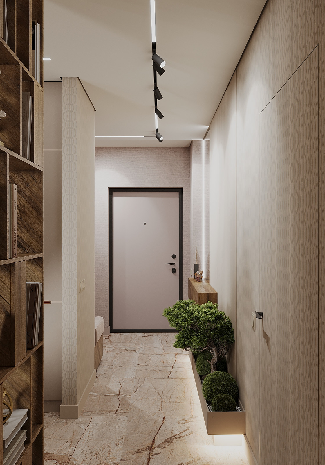 Интерьер 4-ёх комнатной квартиры_ "EHTNO TERRA_COTTA"