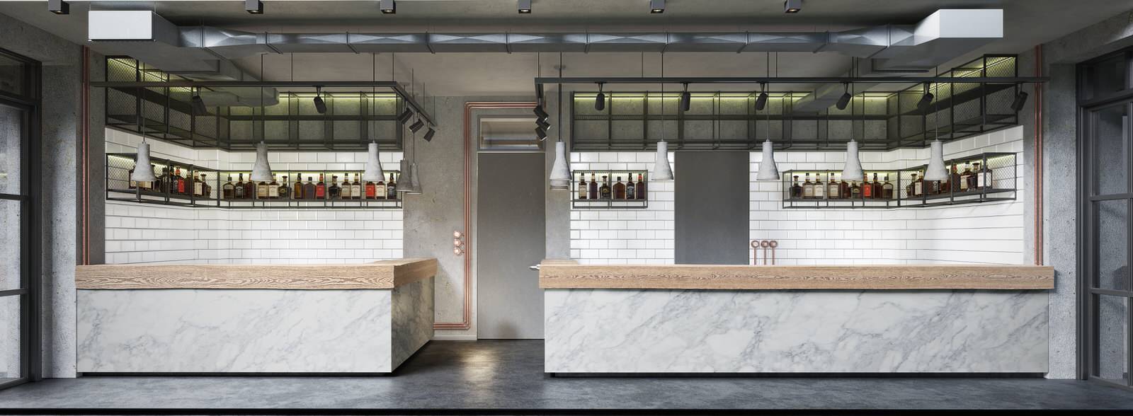 Дизайн интерьера кафе "Пион" в парке "Сокольники"