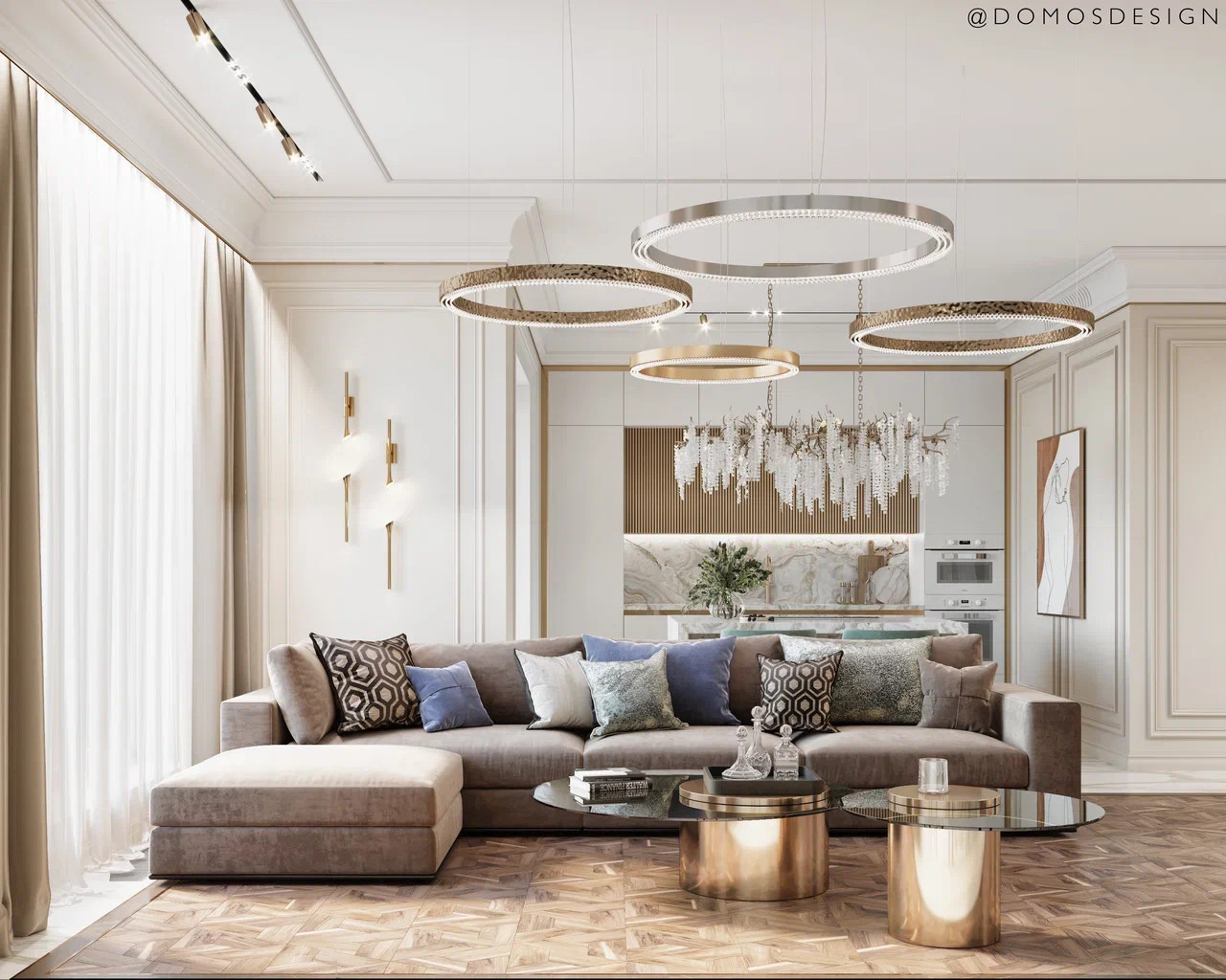 ЖК Red Side. Квартира в нежных оттенках 80 кв.м