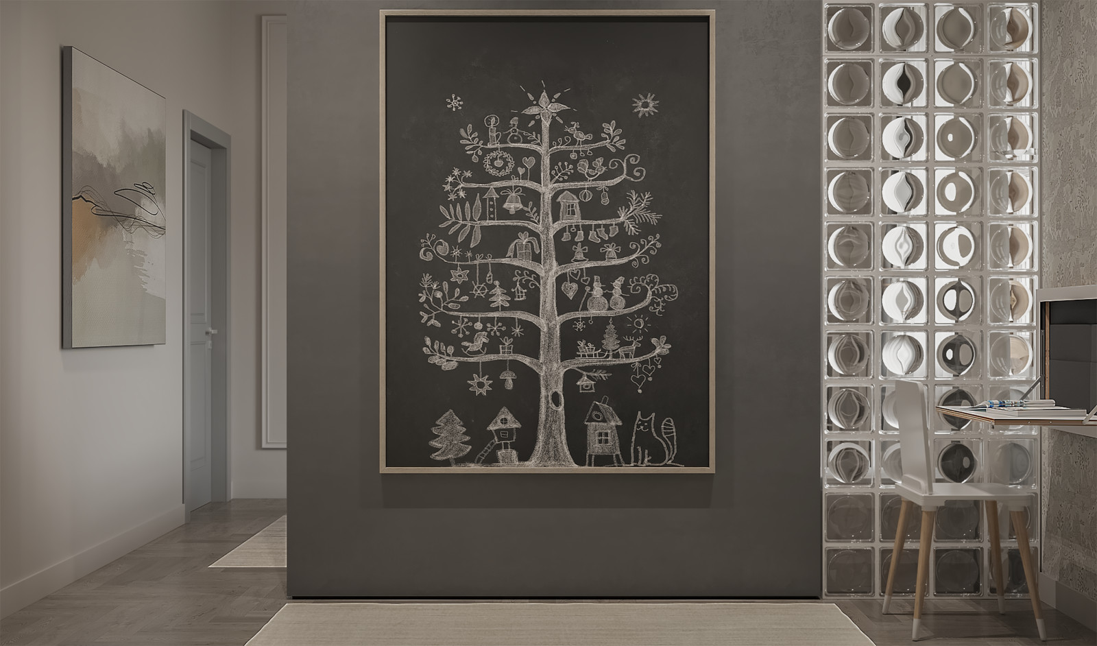 Гостевая спальня для проекта Тихая гавань