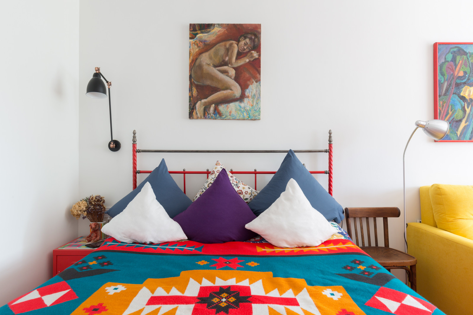 Этническая спальня-гостиная 18 кв.