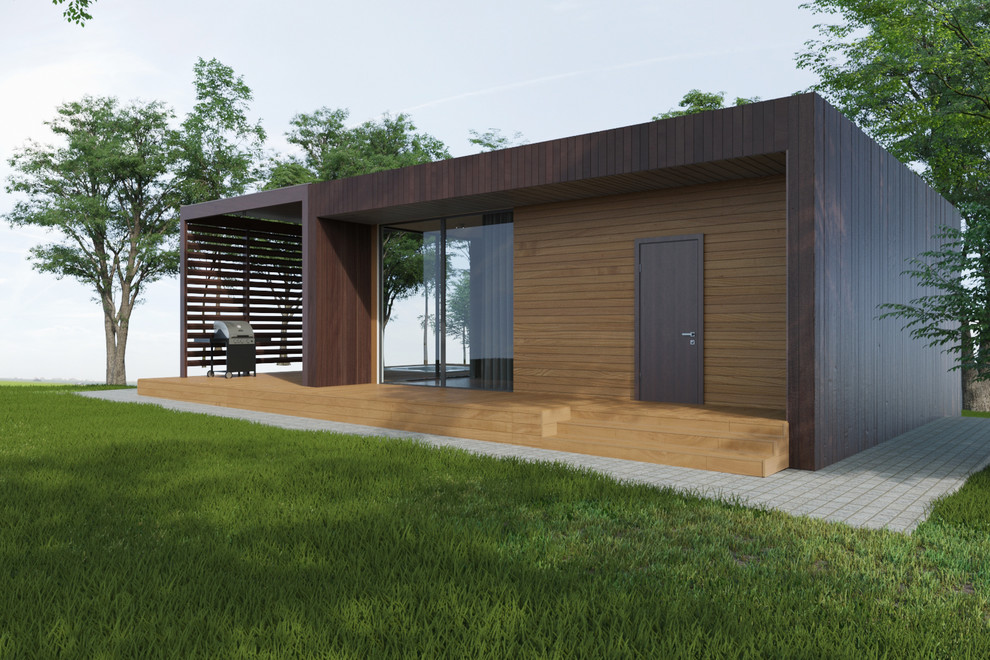 Баня с навесом в г. Хабаровске