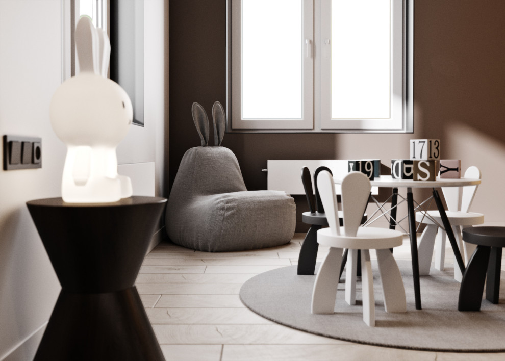 Квартира в темных оттенках