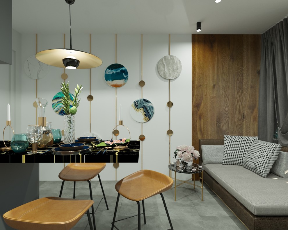 Дизайн проект однокомнатной квартиры для молодой пары