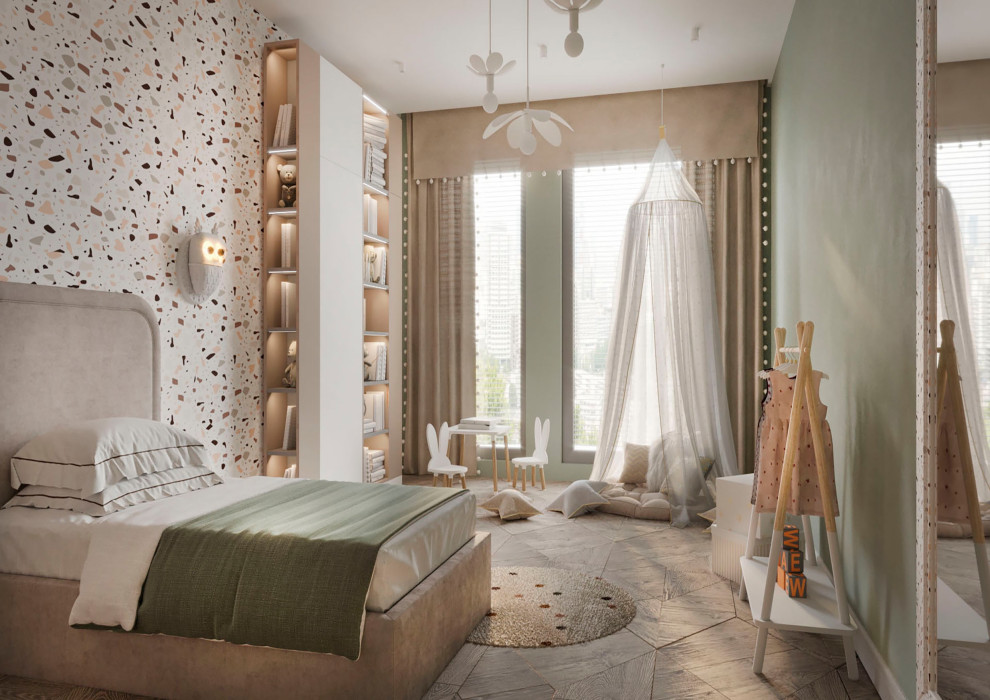 Обложка проекта: Квартира 180м2 в современном стиле с акцентным декором