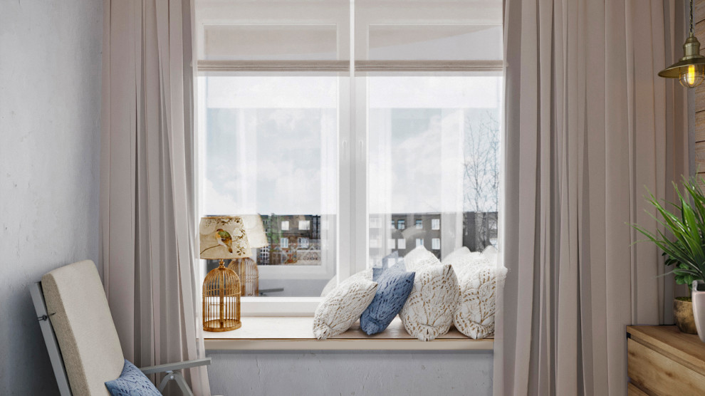 Лоджия с широким подоконником