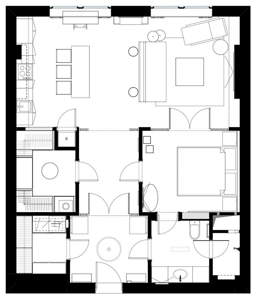 Houzz тур: Апартаменты, наполненные современным искусством