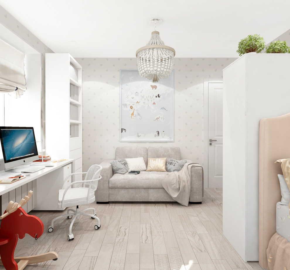 Квартира 80 м2 в современном стиле, для молодой семьи