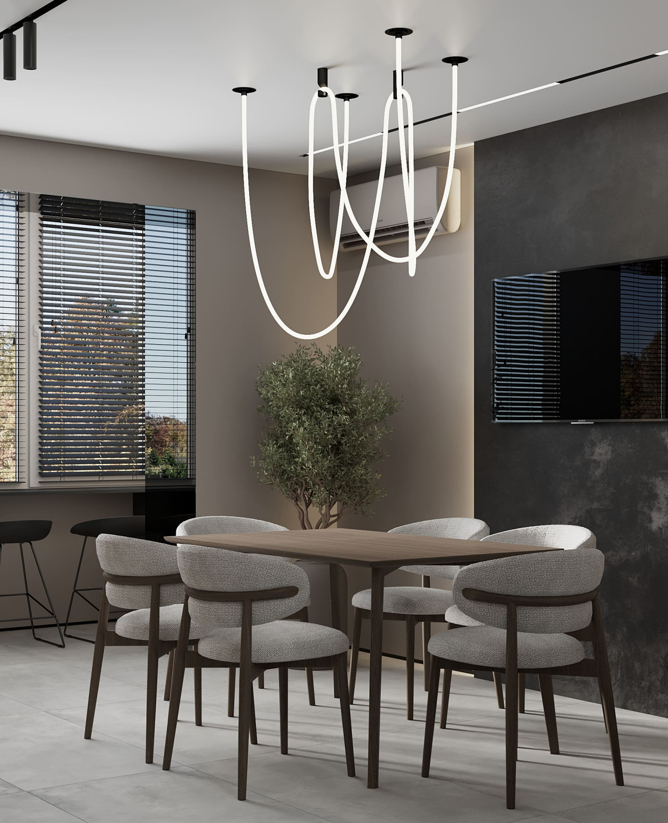 Дизайн-проект пентхауса для молодой пары