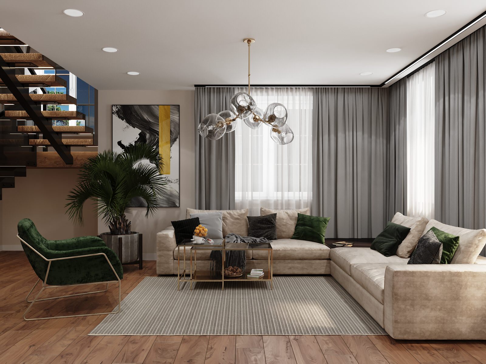 Обложка проекта: Загородный дом в современном стиле