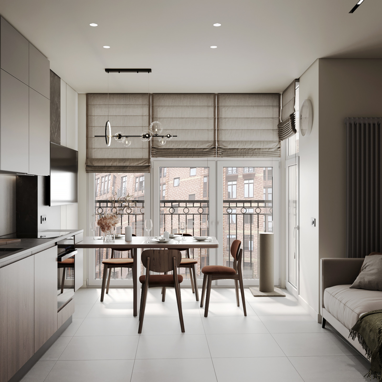 Обложка проекта: Небольшая квартира для семьи