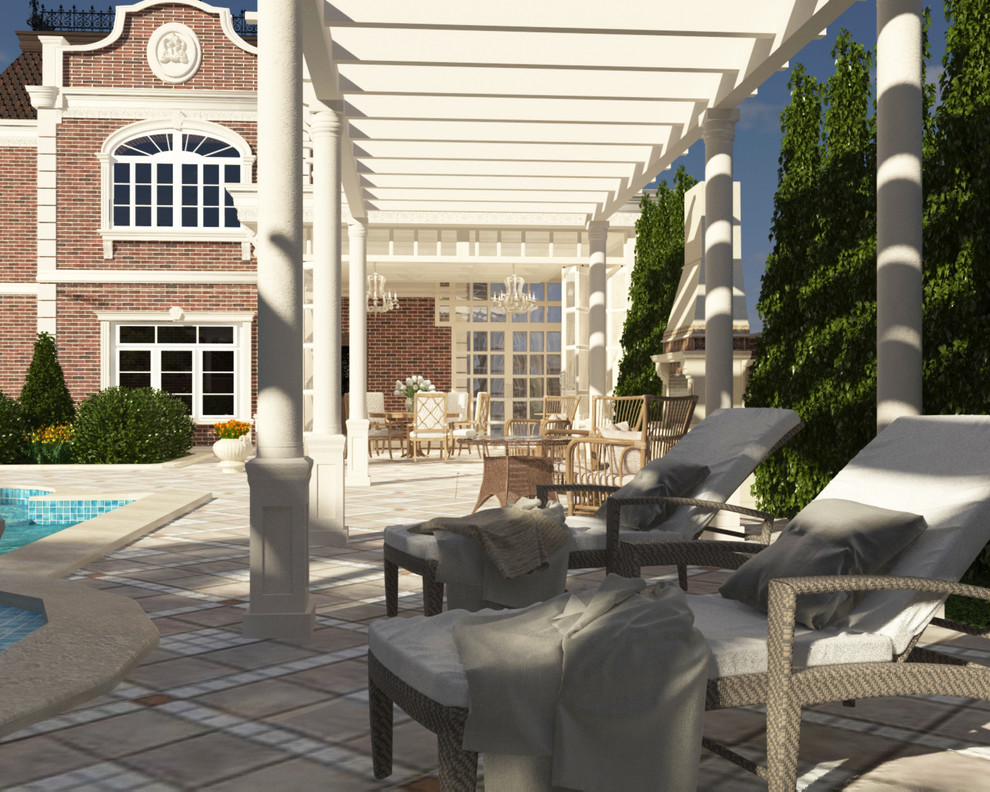 Частный жилой дом в классическом стиле