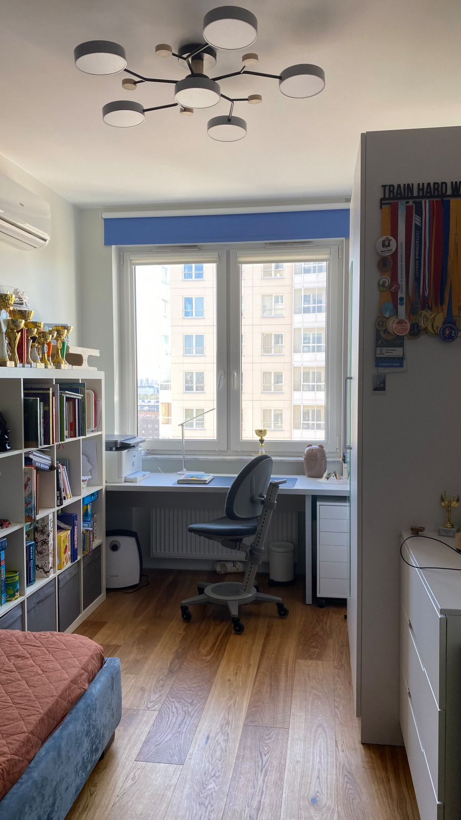 Обложка проекта: реализованный проект с комнатой для мальчика-шахматиста