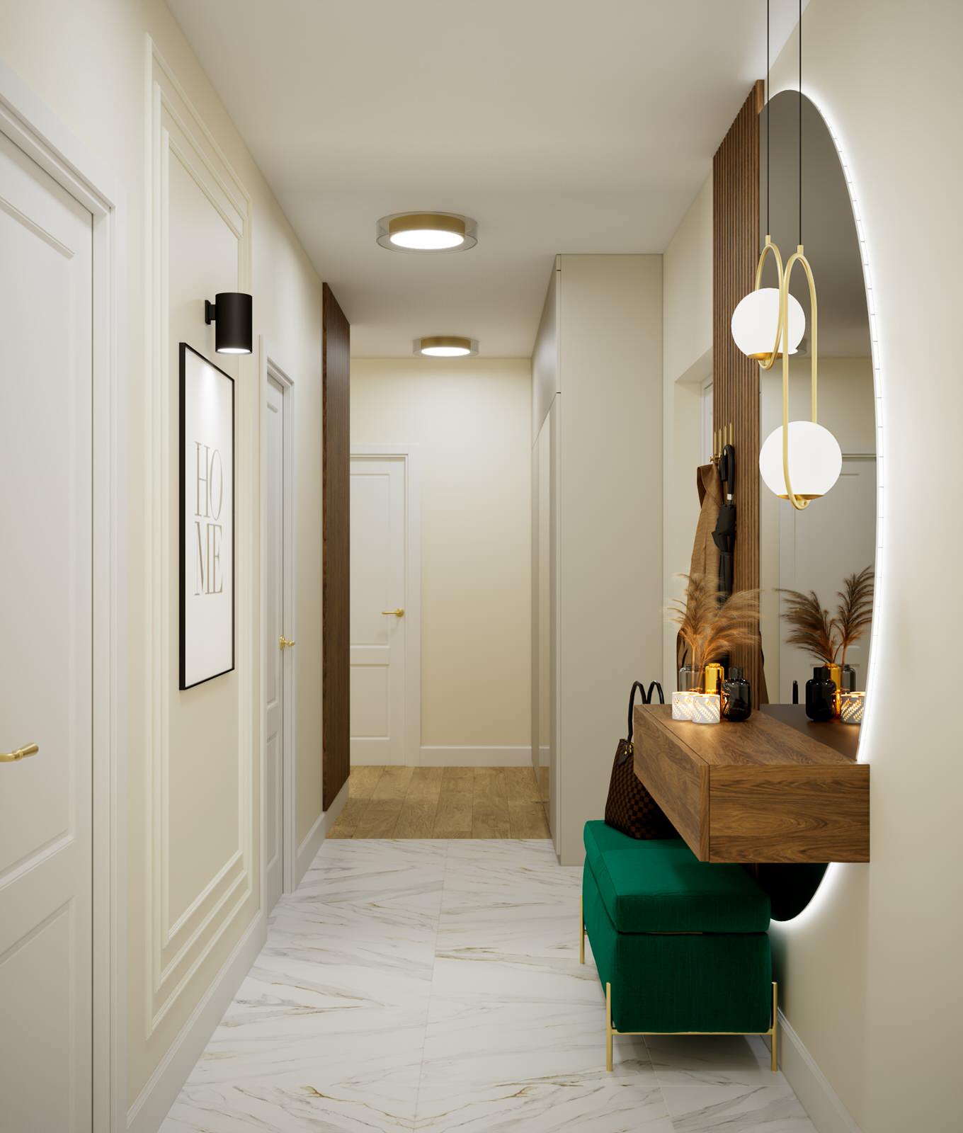 Современный жилой интерьер