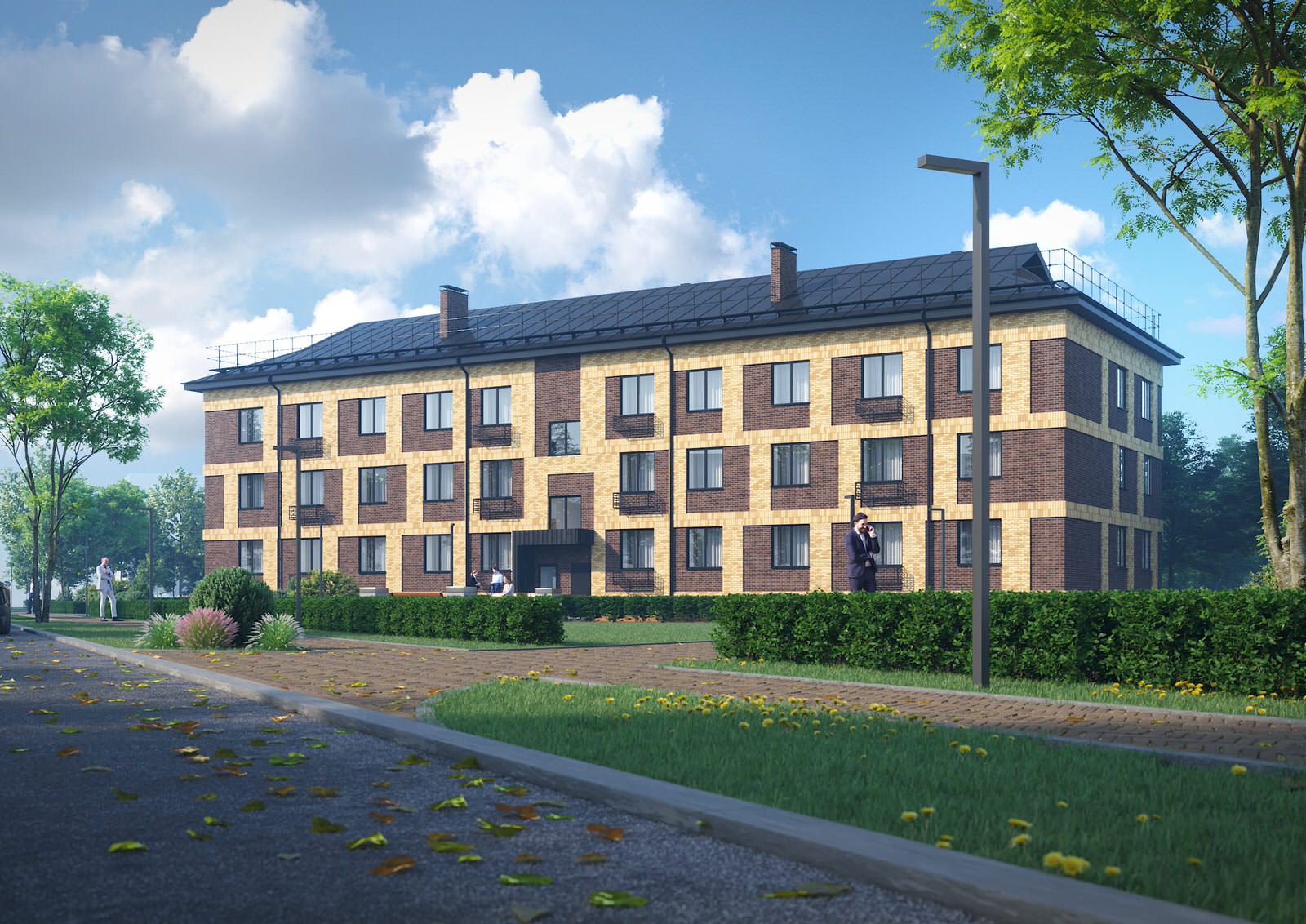 Обложка проекта: Проект многоквартирного жилого дома в посёлке Прохоровка