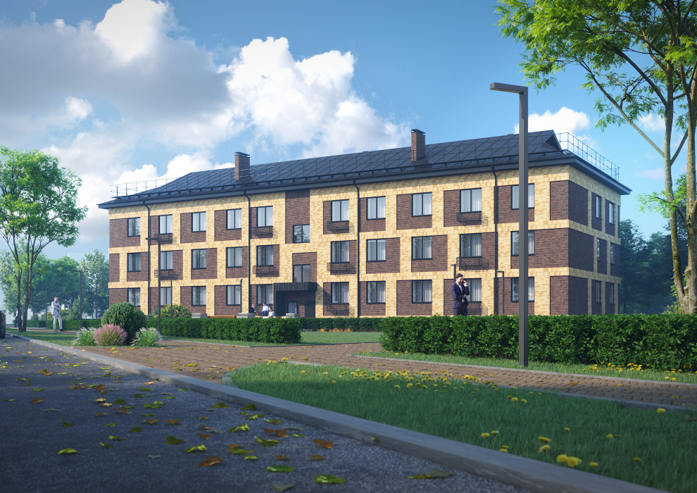 Обложка проекта: Проект многоквартирного жилого дома в посёлке Прохоровка