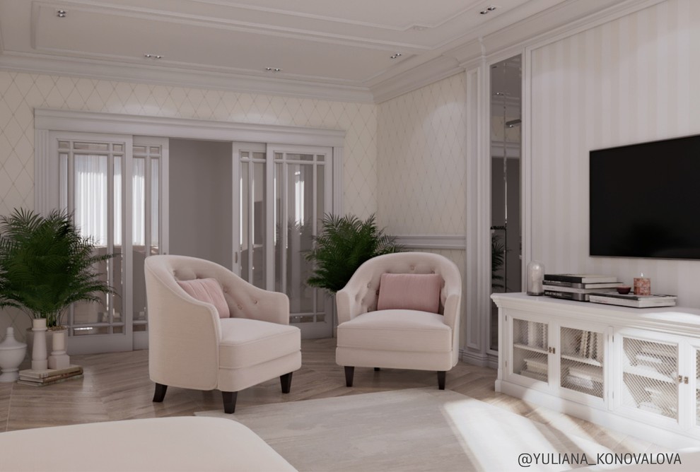 Обложка проекта: Уютная кухня-гостиная