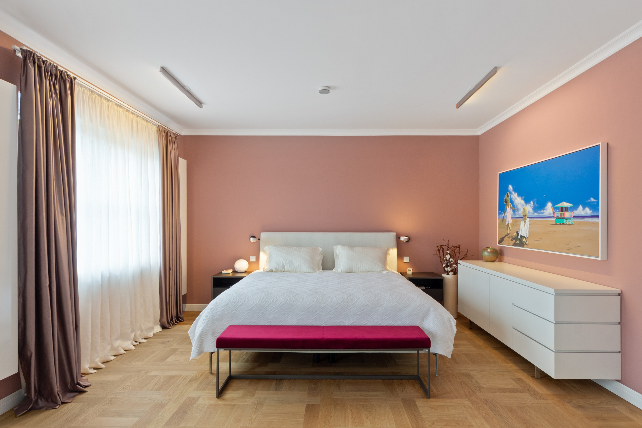 Houzz Германия: 101 метр ткани — на пошив штор в доме