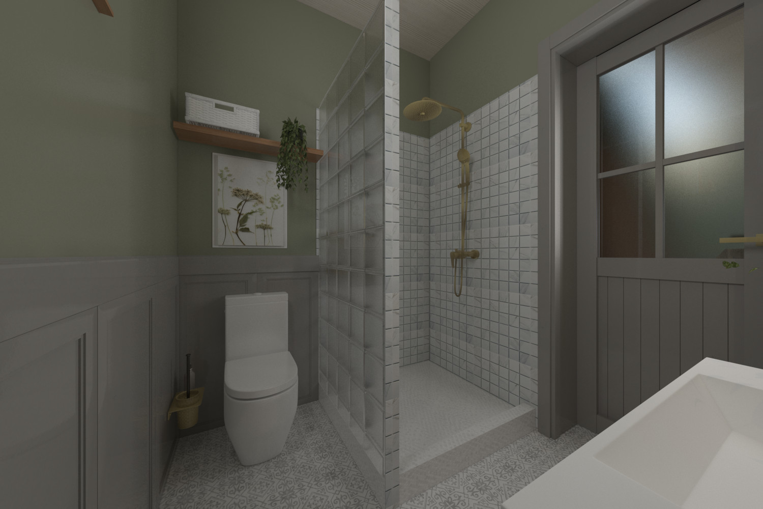 Проект загородного дома 108кв.м