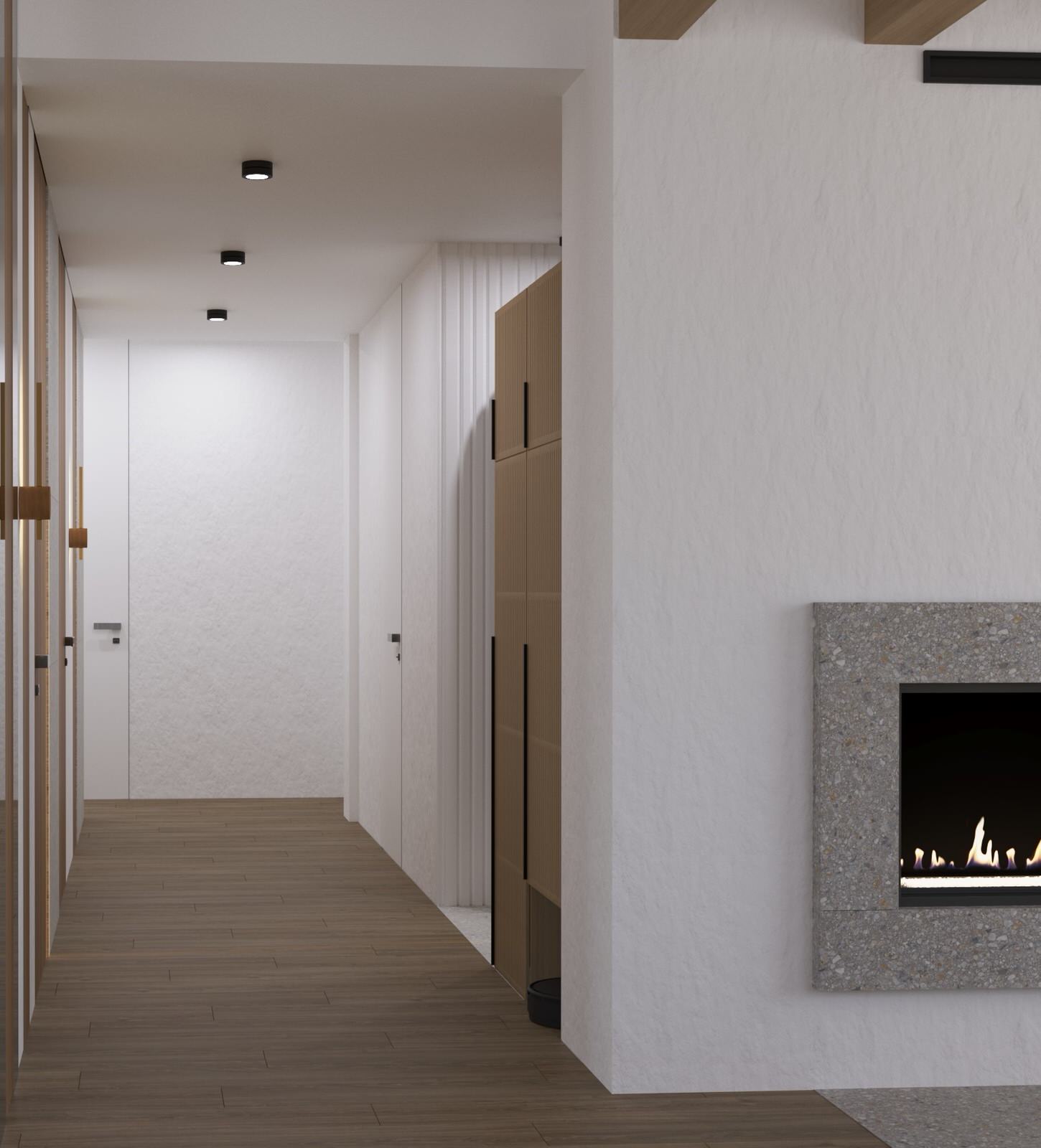 Проект загородного дома в Ленинградской области, стиль джапанди