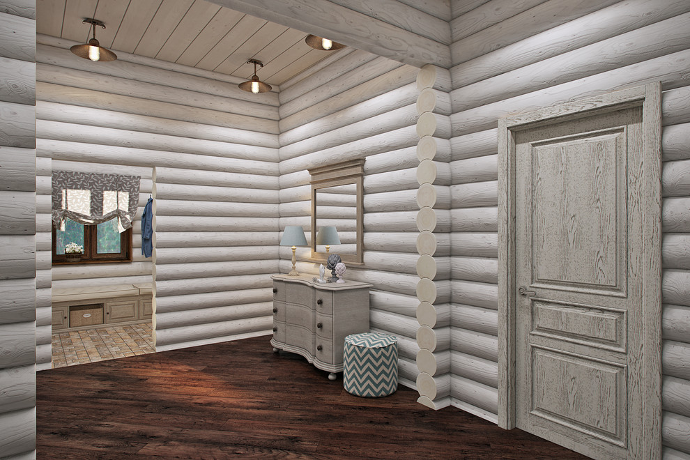 Деревянный дом в стиле "Рустик"