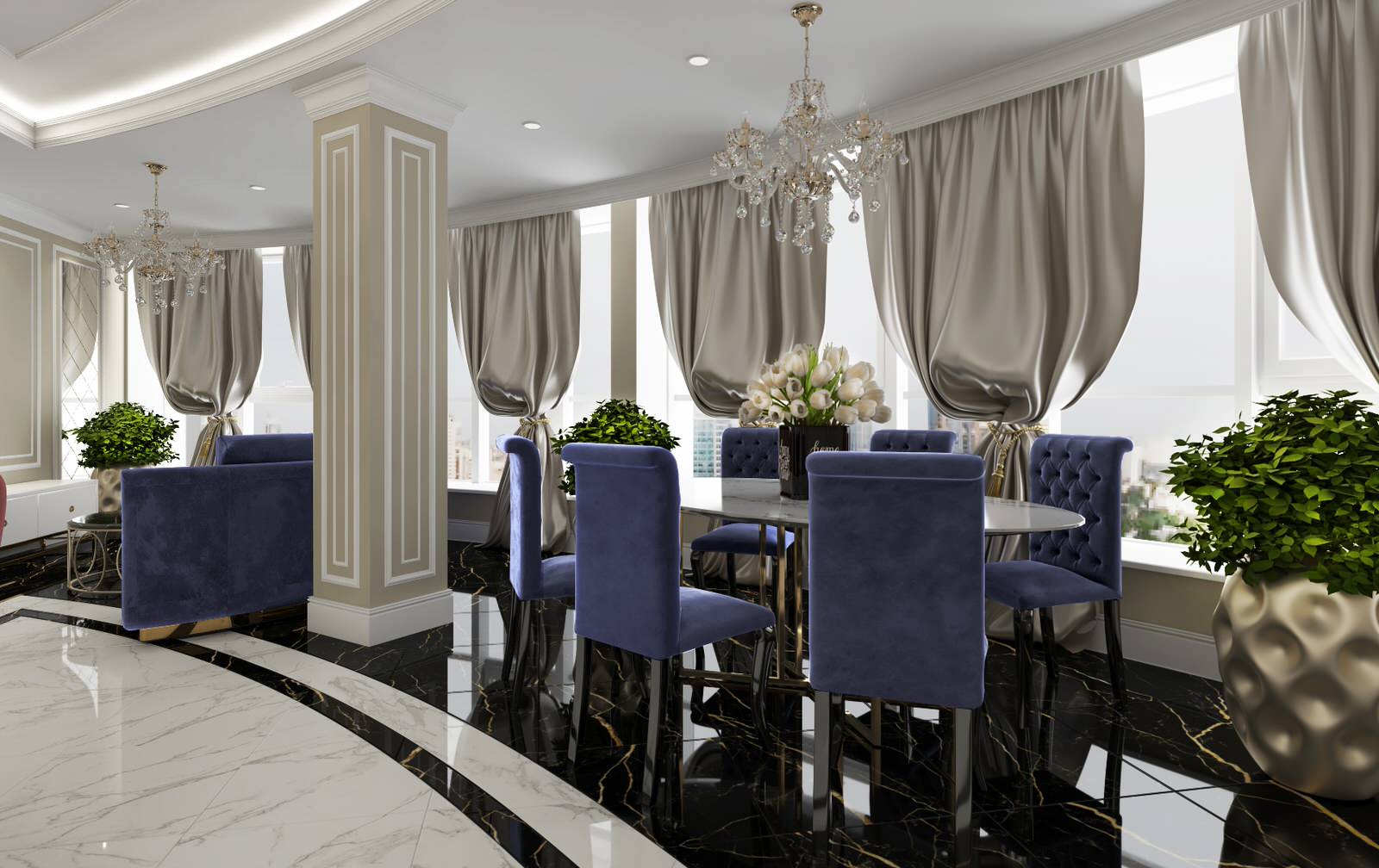 Дизайн-интерьера квартиры ЖК Антарес