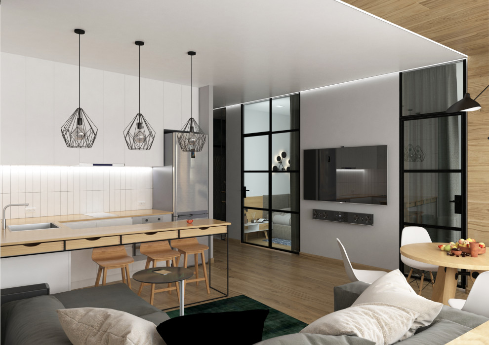 Обложка проекта: Квартира в стиле Лофт