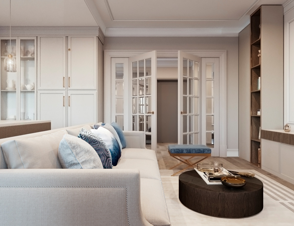 Интерьер кухни-гостиной