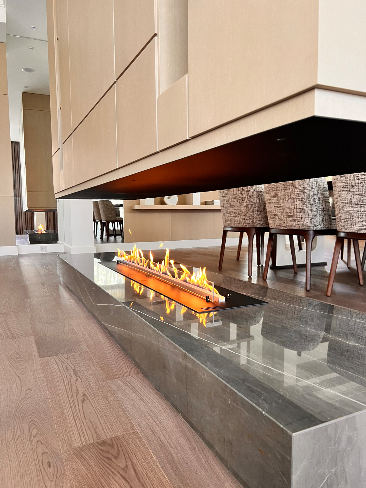 Автоматический биокамин Smart Fire A5 с защитной термопанелью