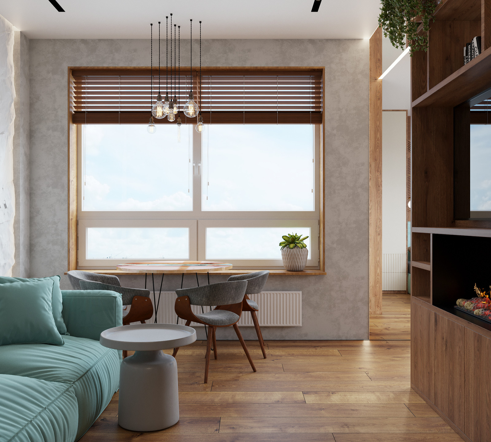 Эко двушка, 67,3 м2, ЖК Мещерский лес