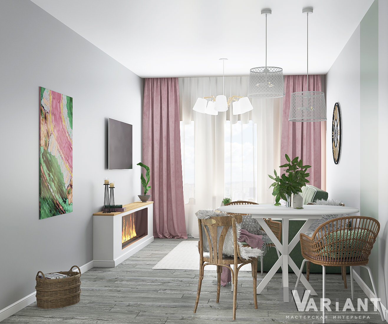 Дизайн проект трехкомнатной квартиры по ул. Измайлова